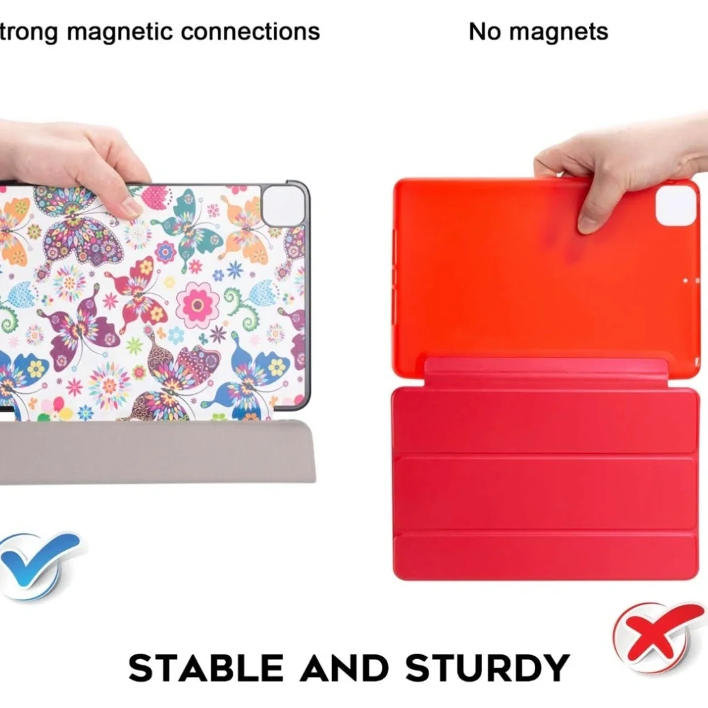 New! Case for iPad Pro 11 inch 2020 with Beautiful and Colorful Butterflies!